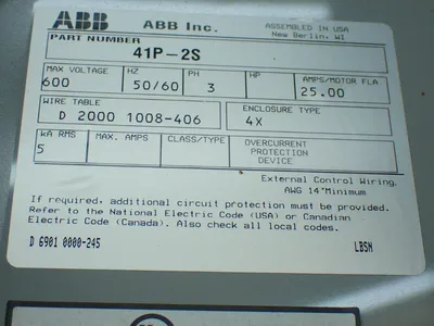 USED ABB 41P2S