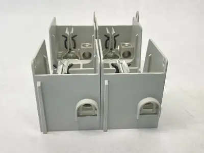 USED MERSEN FUSE BLOCK CLASS J 2P 100A 600V