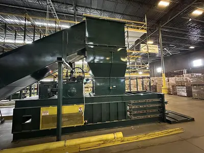 USED INTERNATIONAL BALER CORPORATION NA-1295-48 CLOSED DOOR BALER