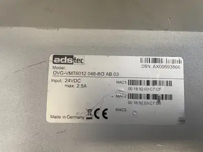 USED AdsTec AdsTec DVG-VMT6012
