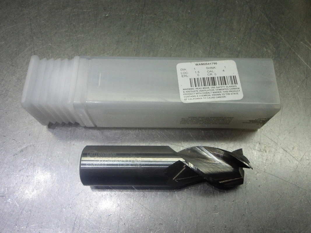 LMT Onsrud 1" 3 Flute Carbide SQ Endmill 1" Shank EM-WAM1.000x1.5003SA (LOC2372)