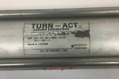 New | in-Stock Turn-Act TAC-20-80-M82-18.00-NC-P087-3 Cylinders Indiana US | J&J Industrial Supply #513223
