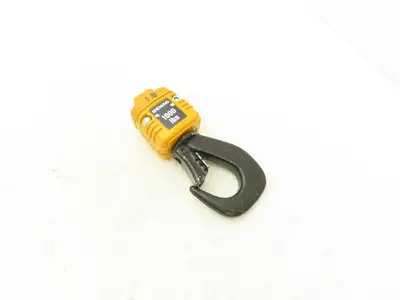 Demag 1/2 Ton 1000Lb Hoist Lower Hook Load Block Single Chain V-3 Swivel Hook