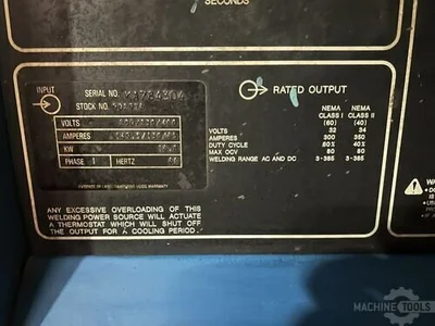 USED MILLER SYNCROWAVE 350