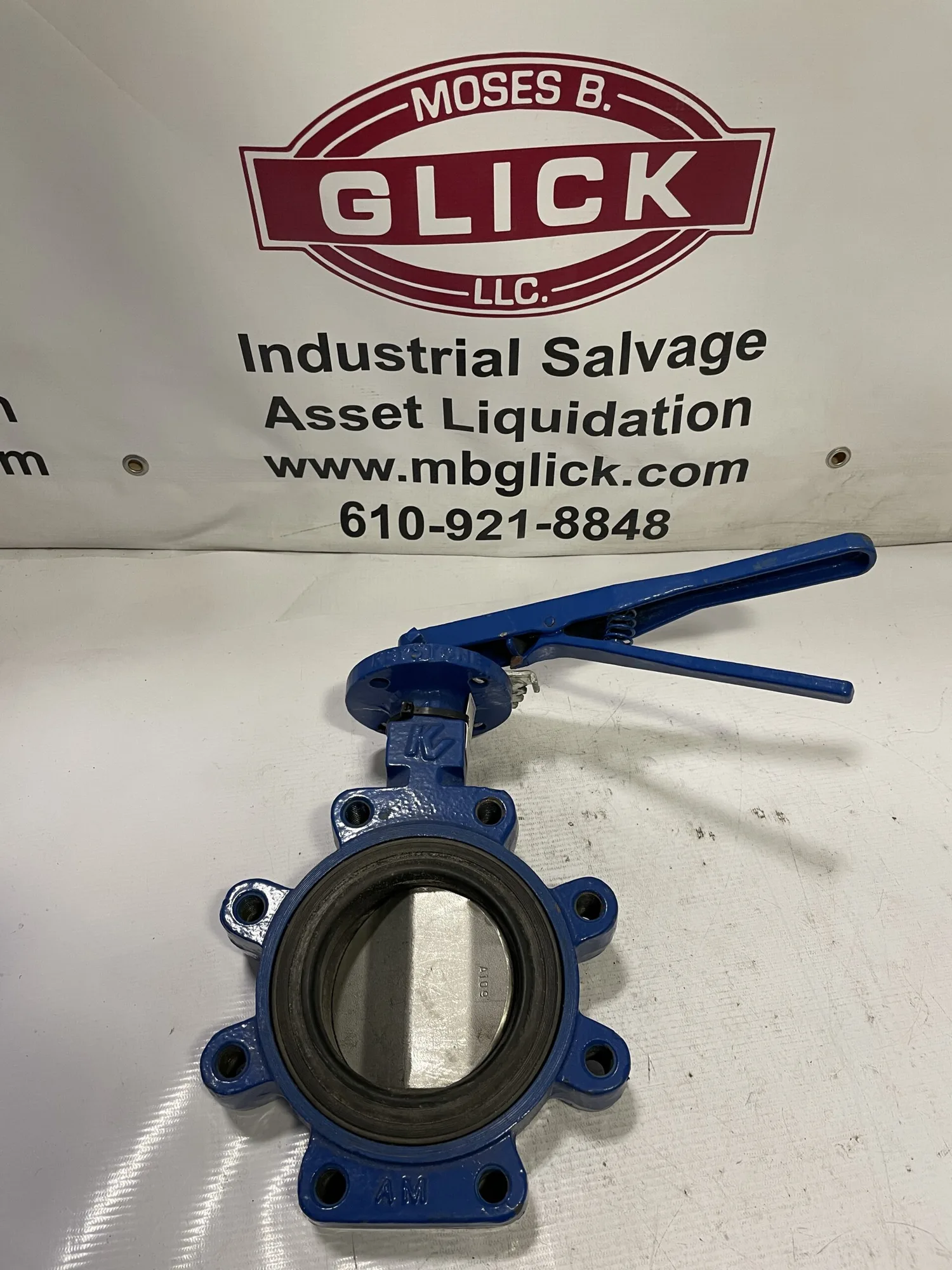 Keystone AR2 4” 8 Lug CI Wafer Butterfly Valve with A109 Steel Disc 75/175PSI