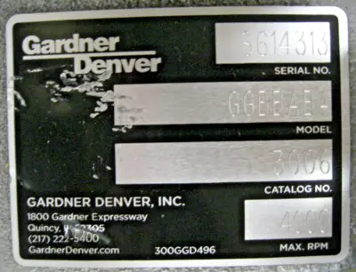 USED Gardner Denver 3006