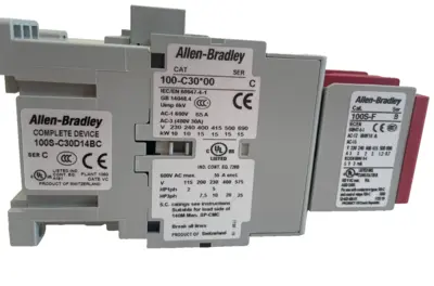 ALLEN BRADLEY 100S-C30D14BC SAFETY CONTACTOR SER. C 100SC30D14BC NEW, SURPLUS