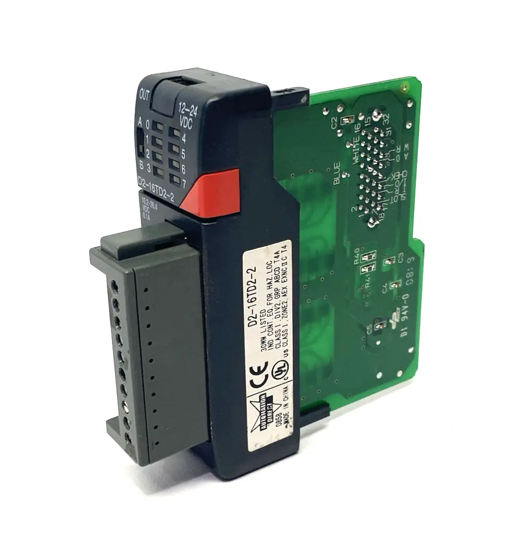 USED AUTOMATIONDIRECT DIRECTLOGIC DL205 DISCRETE OUTPUT MODULE, 16-POINT
