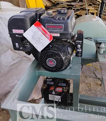 USED CUSTOM BUILT PALLET NOTCHER WITH GAS ENGINE