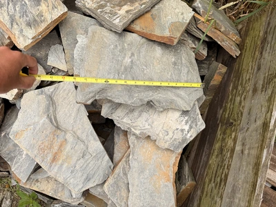 USED GET REAL NATURAL SLATE STONE ARCHITECTURAL SERIES APPROXIMATELY 250SQ FT