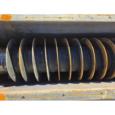 Used 18" X 20' L Thomas Conveyor Holo Flite Thermal Screw Auger Processor Dryer