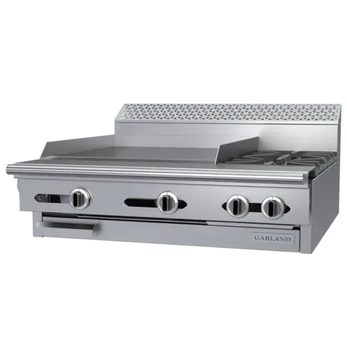Garland C36-2-1M 36" 2 Burner Gas Range Top w/ Griddle - Modular, Natural Gas