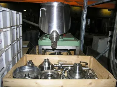 Westfalia SA 1-02-575 XP pilot plant separator, 316SS.