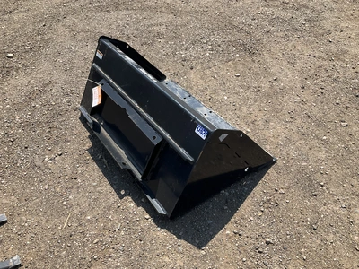 New old stock Paladin 42” high capacity bucket for a mini skid steer, welded on cutting edge, mini s...