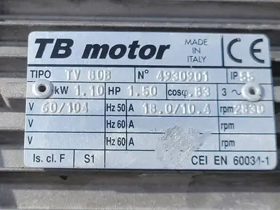 USED TB MOTOR TV 80B