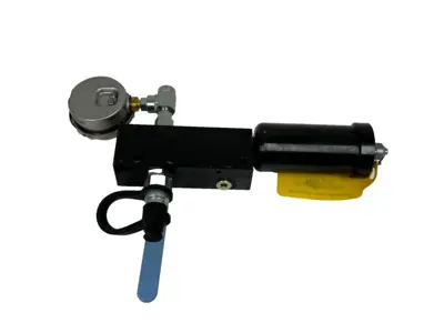 NEW VEKTEK 56-0002-01 MANUAL SHUTOFF VALVE DECOUPLER W/ 10-1016-01 ACCUMULATOR
