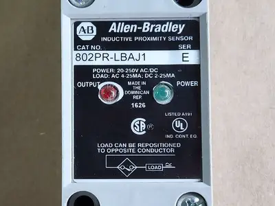 New | in-Stock ALLEN-BRADLEY 802PR-LBAJ1 Switchgears British Columbia CA | Lenmark #240697