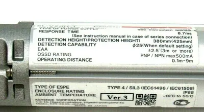 NEW KEYENCE SL-V20H-T LIGHT CURTAIN TRANSMITTER SLV20HT