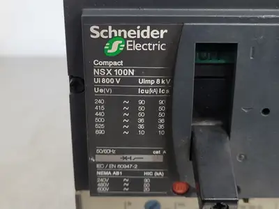 Used SCHNEIDER ELECTRIC NSX100-160-250 Switchgears British Columbia CA | Lenmark #241736