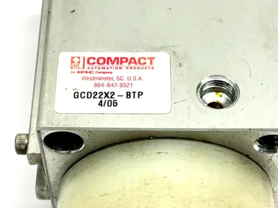 Used Compact Air GCD22X2-BTP 4/06 Pneumatic Cylinders Michigan US | Maverick Industrial Sales #1410725