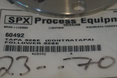 NEW SPX PROCESS EQUIPMENT 60492 TAPA 328E FOLLOWER