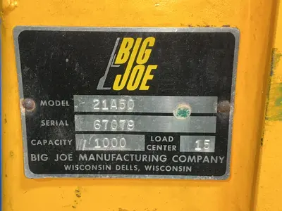 Used BIG JOE 21A50 Material Handling (misc) Ohio US | HGR 24 #1503807