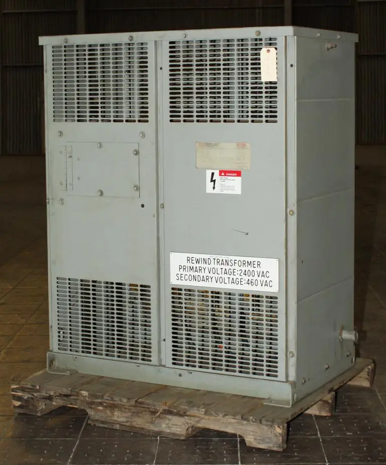 SPC7691  Transformers and Switchgear 93 kva Federal Pacific Transformers Company dry transformer, 2400 high voltage, 460 Y/ 266 low voltage, 3 phase