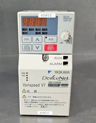 YASKAWA CIMR-V7NA20P7. Variable Frequency Drive. PRG 0013. Loc 1B-3