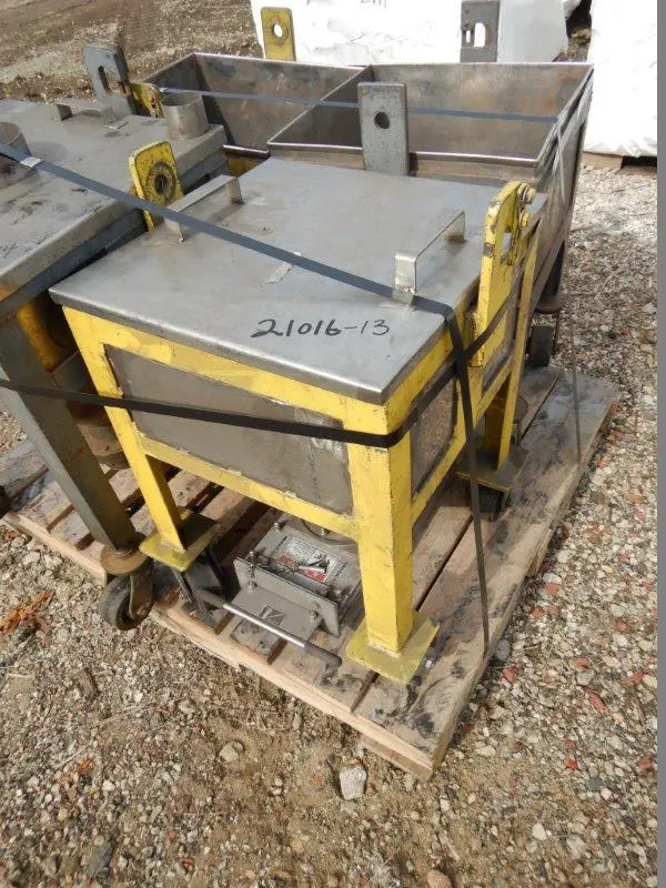 5 Cubic Foot Stainless Steel Hopper