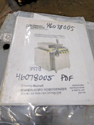 Used WAUKESHA CHERRY BURRELL SS-5000-TGR Homogenizers Ohio US | Equipment Recovery Corp. #1331223