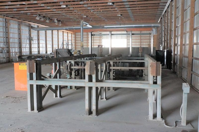 Automated Lumber Handling Tilt Hoist and Material Handling for Planer or Rip Line