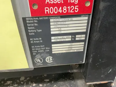 Used HAWKER POWERSOURCE LG181200F3B Material Handling (misc) Ohio US | HGR 24 #1404601