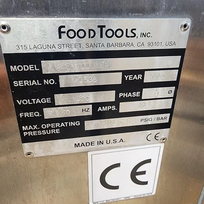 Food Tools Ultrasonic Pie Slicer, Model: ACC-1000UDFS # 2693