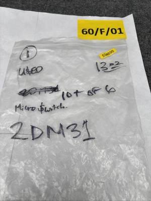Used Microswitch 2DM31 Misc Electrical & Power Parts California US | Davliegogo LLC #1729193