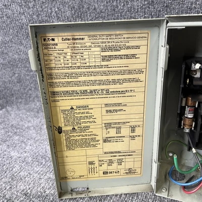 Used Eaton DG321NRB Misc Electrical & Power Parts California US | Davliegogo LLC #1710182