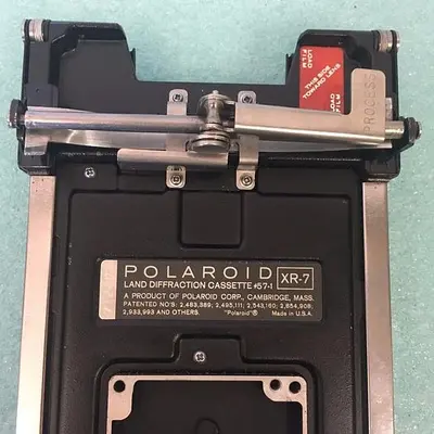 POLAROID XR-7 Land diffraction casette