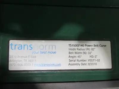 Used TRANSNORM _UNKNOWN_ Belt Conveyors | Arrow Industrial #561827