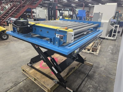 2500 LB Capacity Autoquip Series 35 Auto Scissor Lift, w/ Conveyor, 1.5 HP
