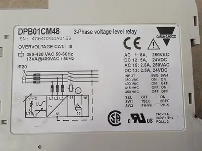 Used CARLO GAVAZZI DPB01CM48 Misc Electrical & Power Parts British Columbia CA | Lenmark #367283