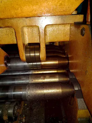 15" X .125" AIDA MODEL #LFS-40R STRAIGHTENER & SERVO COIL STRIP FEEDER: STOCK #20565