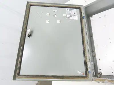 Hammond EN4SD20166GY Electrical Enclosure Box 20x16x6" Wall Mount Back Panel