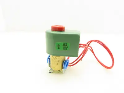 Asco 8314C24 Red Hat Solenoid Valve 120V 11W 75PSI 3 Way 1/4"NPT