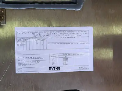 NEW 2010 EATON 4DT363NFW