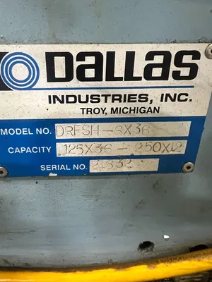2015 DALLAS DPR-30,000#x36 Complete Feed Lines | Universal Press & Machinery (UPM) (13)