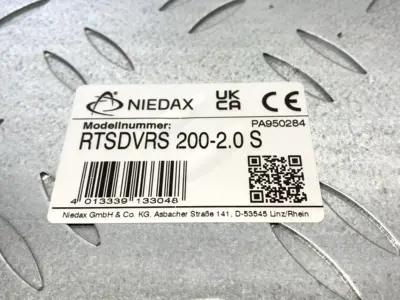 USED NIEDAX CABLE TRAY SYSTEM T-PIECE & RTSDVRS 200-2.0 S ANTISLIP COVER