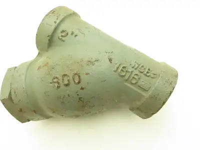Mueller 600 Cast Iron Y Strainer Valve 2" Socket Weld