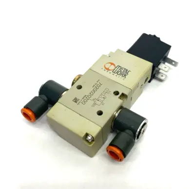 Used Metal Work Pneumatic Pneumatic Solenoid Valve 3/2 NC, Mech Spring Reset, 1/4BSP Solenoid Valves Michigan US | Maverick Industrial Sales #1393467