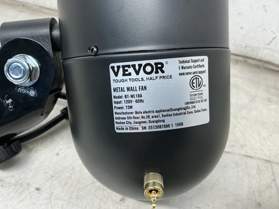 Used VEVOR BT-WL18A Axial Fans Michigan US | Miedema Asset Management Group #1325590