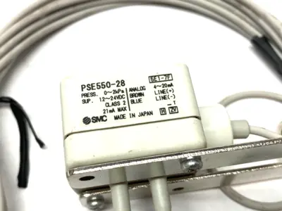 USED SMC DIFFERENTIAL PRESSURE SENSOR, LOW PRESSURE