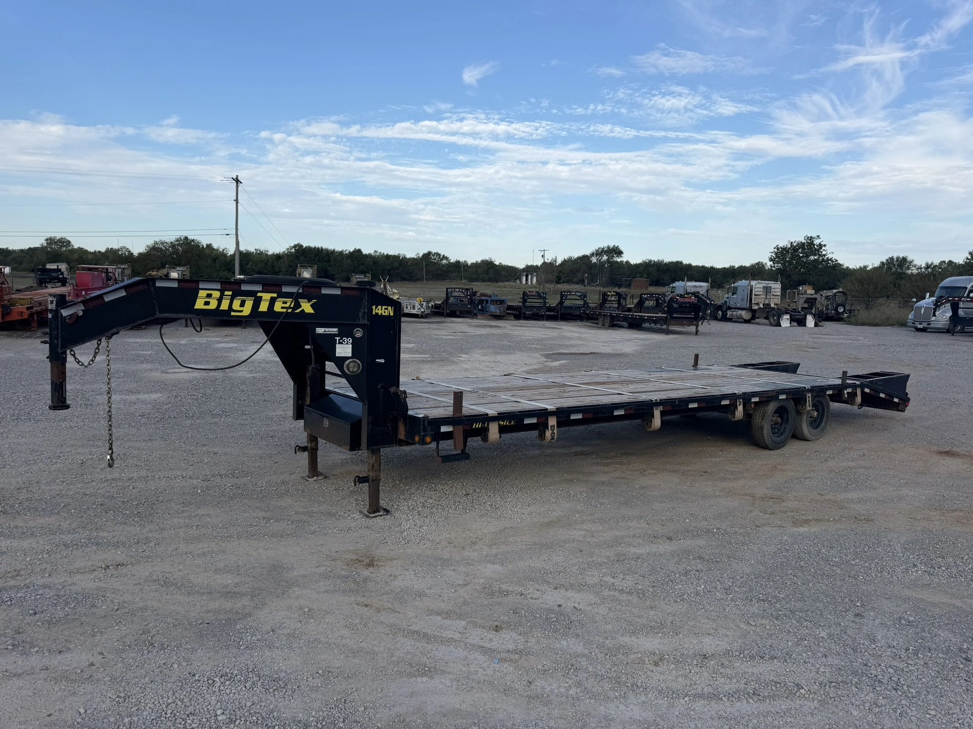 Used 2019 BIG TEX 14GN-25BK + 5 Deckover Trailers Oklahoma US | Miedema Asset Management Group #1709274